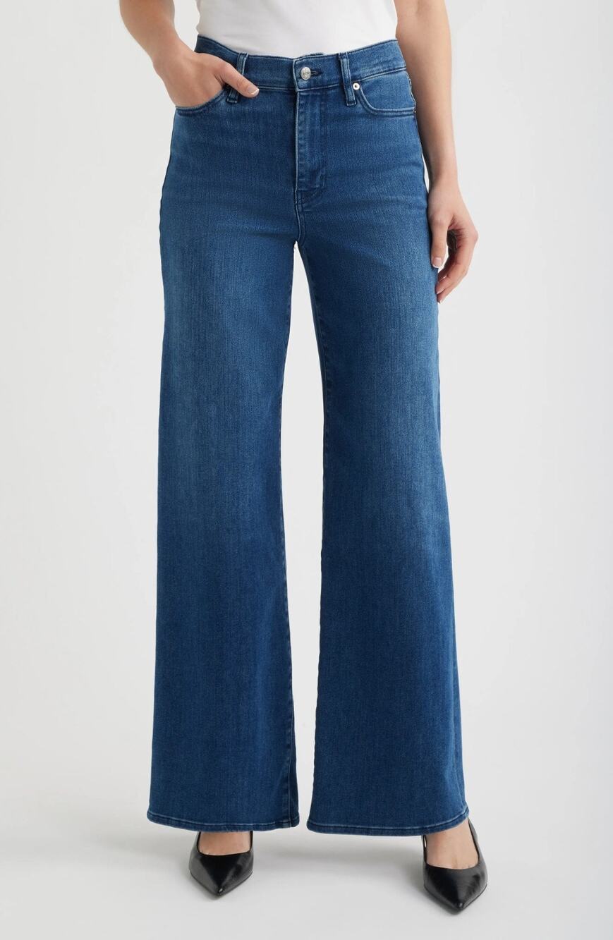 FRAME Le Slim Palazzo High Rise Wide Leg Jeans Size 31